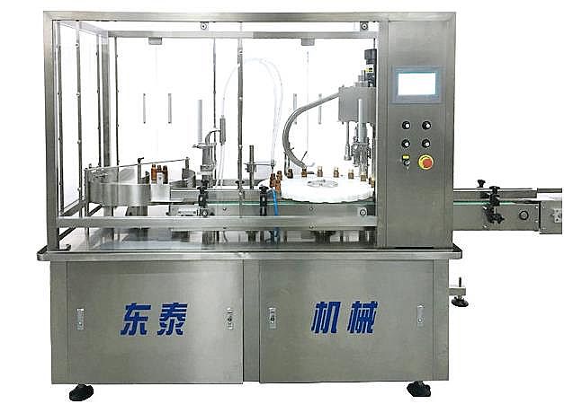 只需五步，輕松搞定液體灌裝（壓塞）鎖蓋一體機